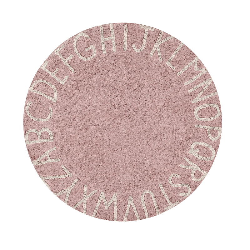 Washable rug Round ABC Vintage Nude – Natural