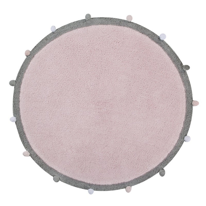 Washable rug Bubbly Soft Pink
