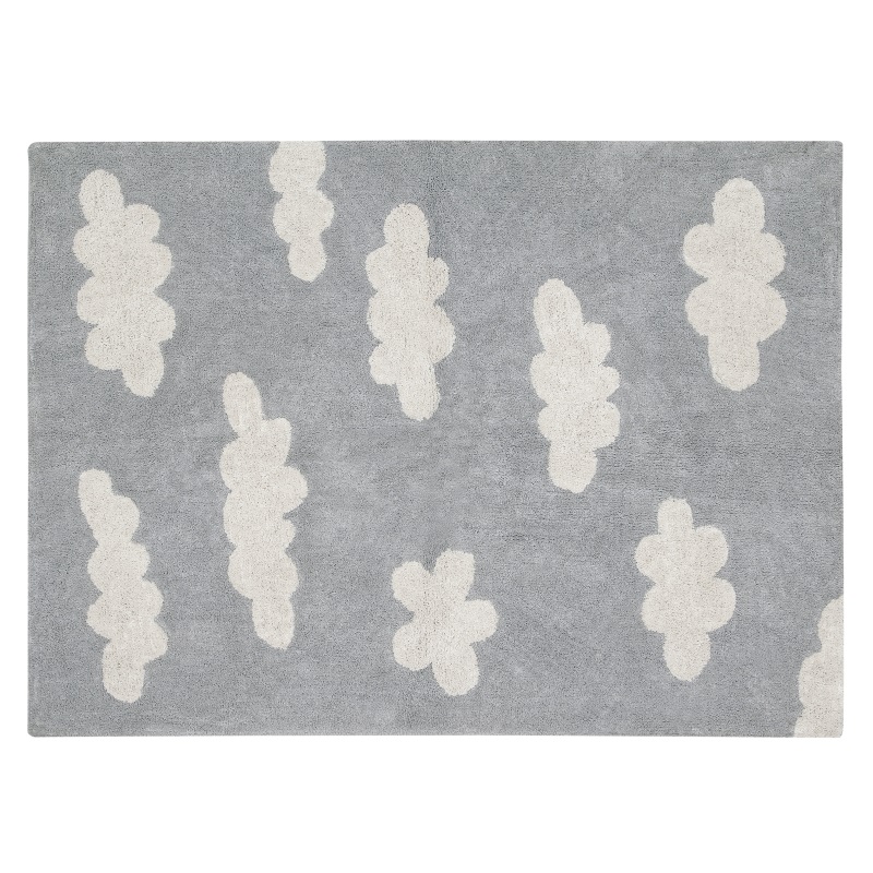 Washable rug Clouds Grey
