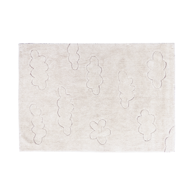 RugCycled washable rug Clouds S